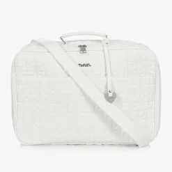 Nanán White Faux Leather Hospital Bag Set (49cm) Discount