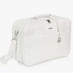 Nanán White Faux Leather Hospital Bag Set (49cm) Discount