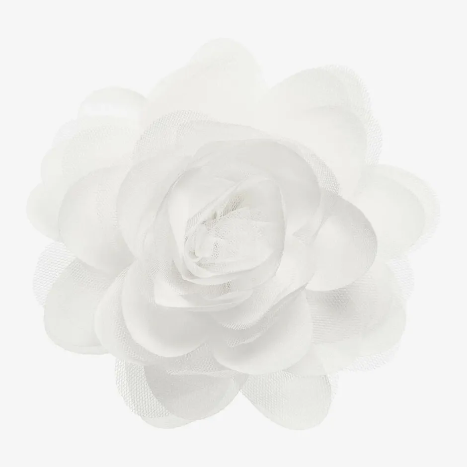 The Tiny Universe White Flower Hair Clip (15cm)