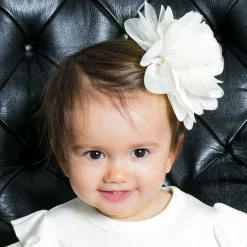 The Tiny Universe White Flower Hair Clip (15cm)