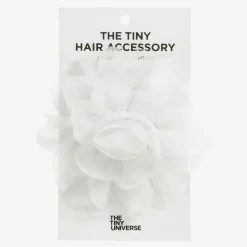 The Tiny Universe White Flower Hair Clip (15cm)