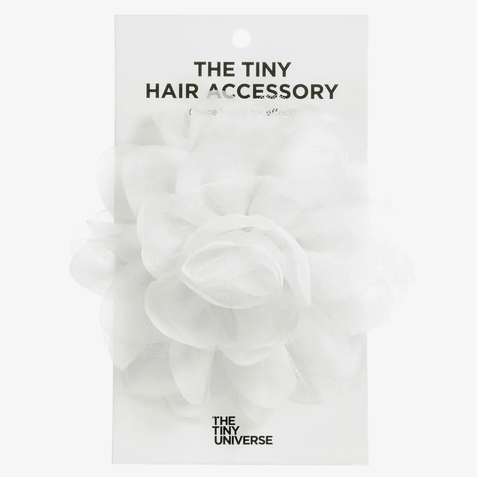 The Tiny Universe White Flower Hair Clip (15cm)