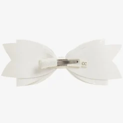 Cute Cute White Glitter Hairclip (14cm) Hot