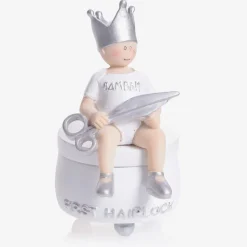 Bam Bam White Hairlock Keepsake Box (9cm)