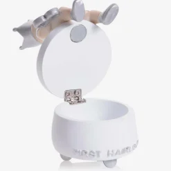 Bam Bam White Hairlock Keepsake Box (9cm)