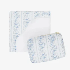 Peter Rabbit™ by Childrensalon White Hooded Baby Towel & Wash Bag Set New