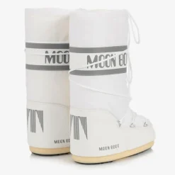 Moon Boot White Icon Nylon Snow Boots Outlet