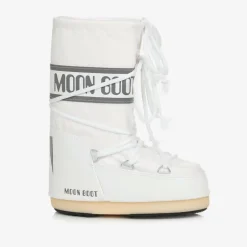 Moon Boot White Icon Nylon Snow Boots Outlet