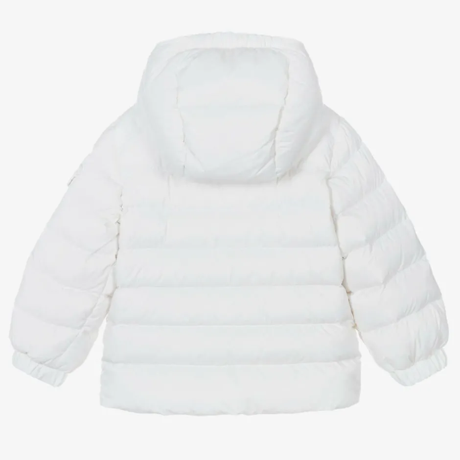 Moncler Enfant White Jules Down Puffer Jacket New