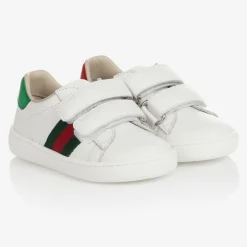 Gucci White Leather Ace Trainers Outlet