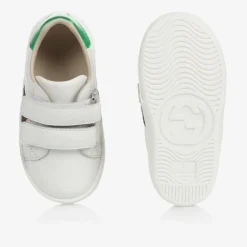 Gucci White Leather Ace Trainers Outlet