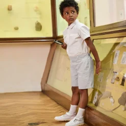 Childrens Classics White Leather T-Bar Shoes Sale