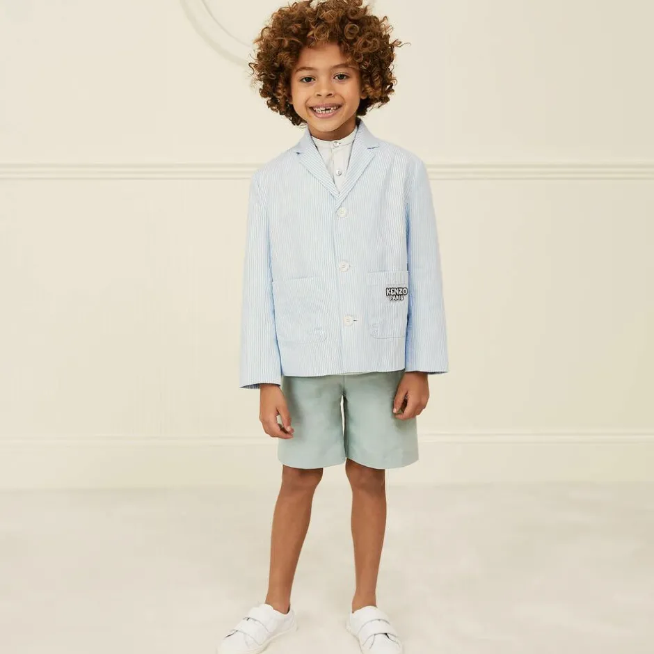 Childrens Classics White Leather Trainers Hot