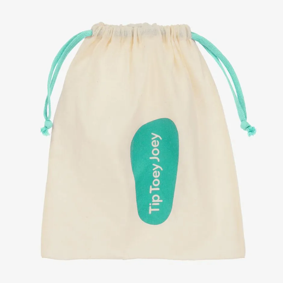 Tip Toey Joey White Leather Velcro Sandals Discount