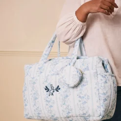 Peter Rabbit™ by Childrensalon White Linen & Cotton Changing Bag (42cm) New