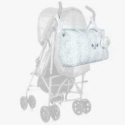 Peter Rabbit™ by Childrensalon White Linen & Cotton Changing Bag (42cm) New