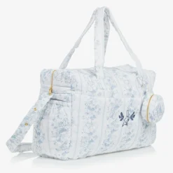 Peter Rabbit™ by Childrensalon White Linen & Cotton Changing Bag (42cm) New