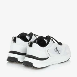 Calvin Klein White Mesh Trainers Hot