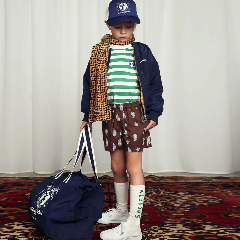 Mini Rodini White Organic Cotton Society Socks New