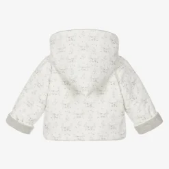 Paz Rodríguez White Padded Cotton Mouse Baby Jacket Outlet