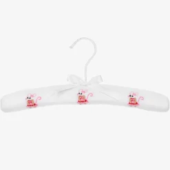 Powell Craft White Padded Mouse Clothes Hanger (32cm) Sale