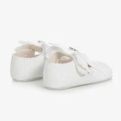 Early Days White Patent Pre-Walker Shoes Sale