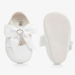 Early Days White Patent Pre-Walker Shoes Sale
