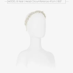 Sienna Likes To Party White Pearl & Crystal Hairband Discount