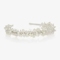 Sienna Likes To Party White Pearl & Crystal Hairband Discount