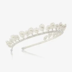 Sienna Likes To Party White Pearl & Crystal Tiara Best