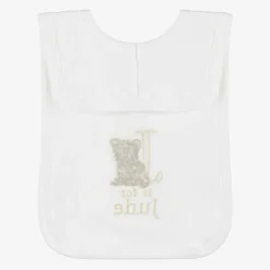 Paint My Dreams White Personalised 'J' Initial Bib Sale