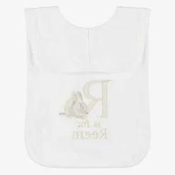 Paint My Dreams White Personalised 'R' Initial Bib Hot