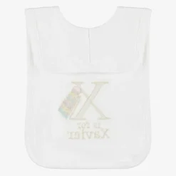 Paint My Dreams White Personalised 'X' Initial Bib Discount