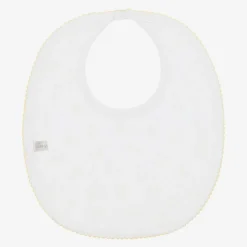 Kissy Kissy White Pima Cotton Cheery Chicks Bib Sale