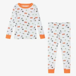 Kissy Kissy White Pima Cotton Halloween Happenings Pyjamas New