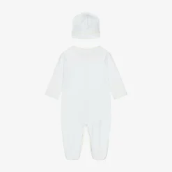 Kissy Kissy White Pima Duckling Babygrow & Hat Set Hot