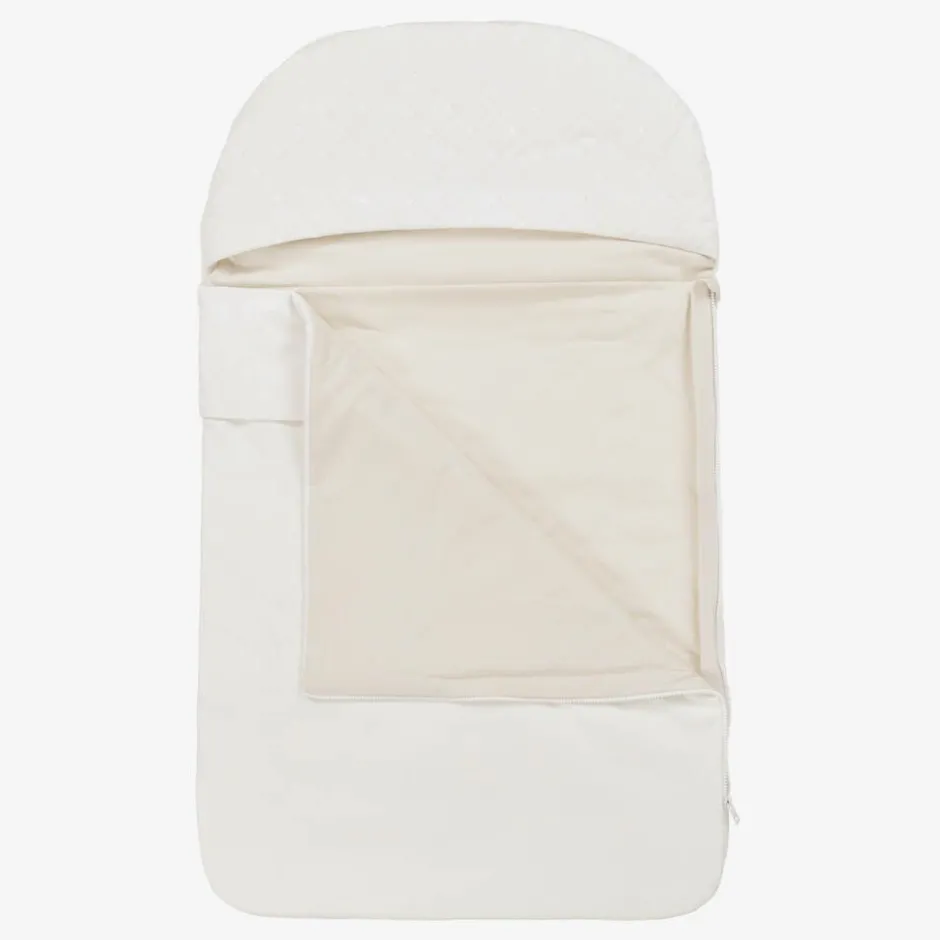 Dolce amp; Gabbana White Quilted Cotton Nest (80cm) New