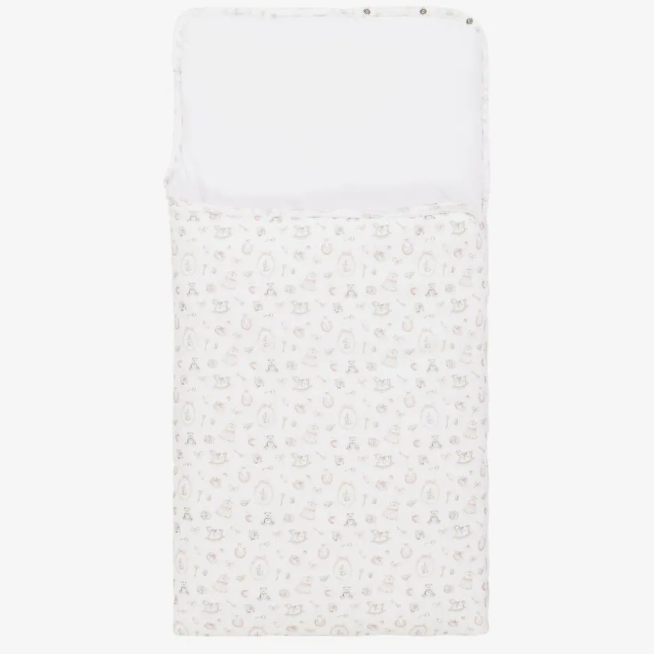 My Little Pie White Supima Cotton Delicate Pink Nest (80cm) Online