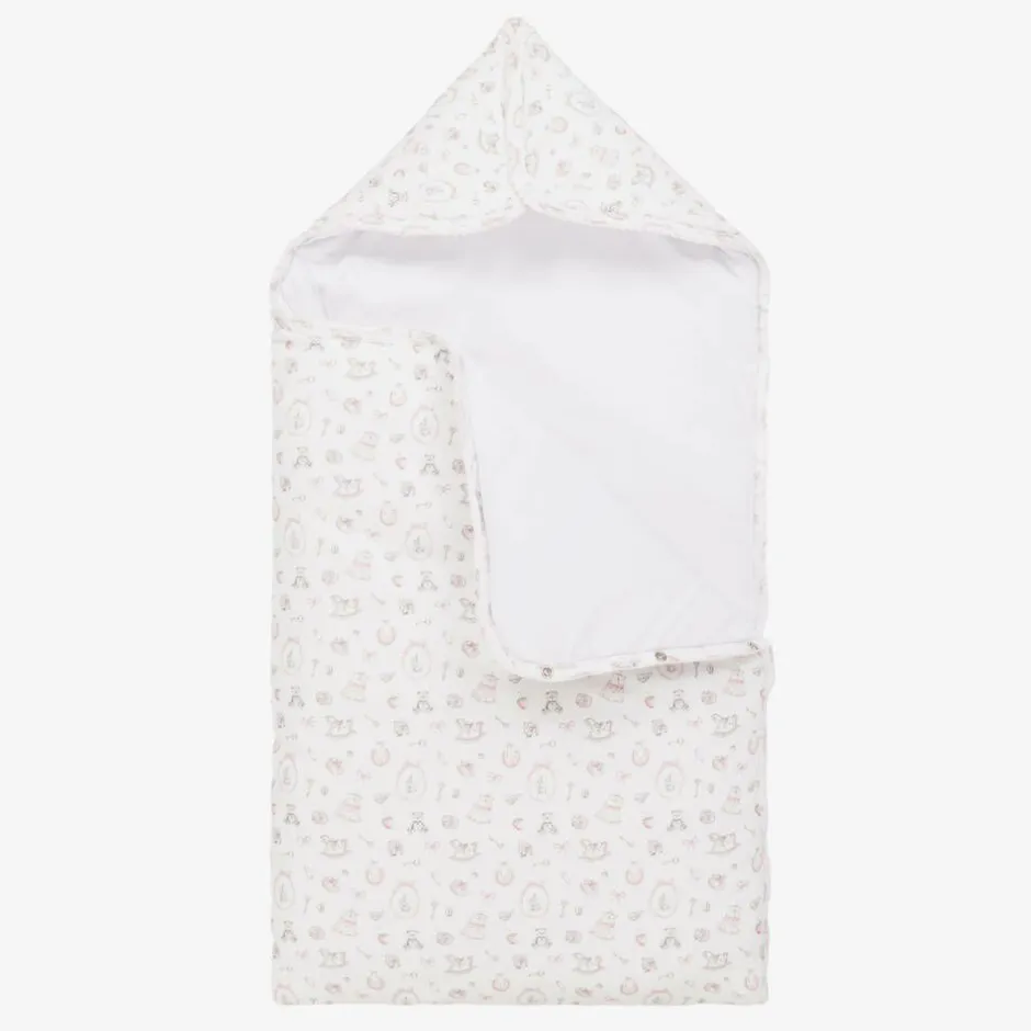 My Little Pie White Supima Cotton Delicate Pink Nest (80cm) Online