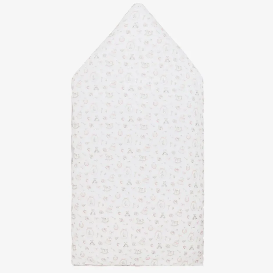 My Little Pie White Supima Cotton Delicate Pink Nest (80cm) Online