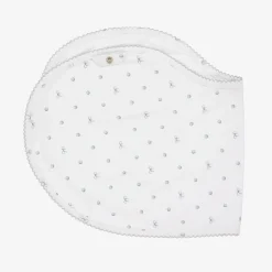My Little Pie White Supima Cotton Silver Moon Muslin (60cm) Clearance