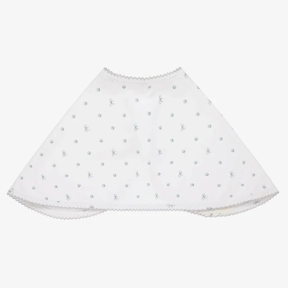My Little Pie White Supima Cotton Silver Moon Muslin (60cm) Clearance