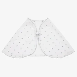 My Little Pie White Supima Cotton Silver Moon Muslin (60cm) Clearance