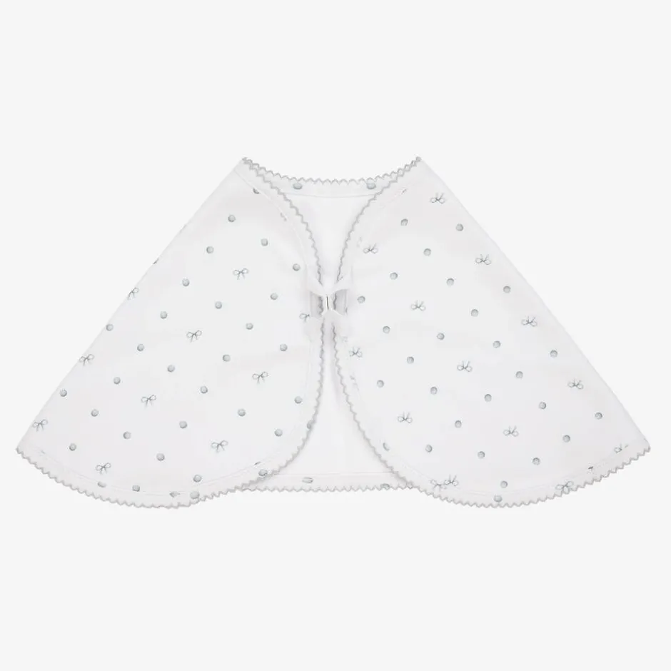 My Little Pie White Supima Cotton Silver Moon Muslin (60cm) Clearance