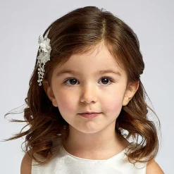 Cute Cute White Swarovski Hairclip (6cm) New