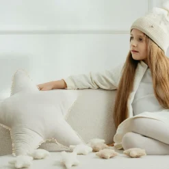Jamiks White Velvet Star Decorative Pillow (57cm) Best