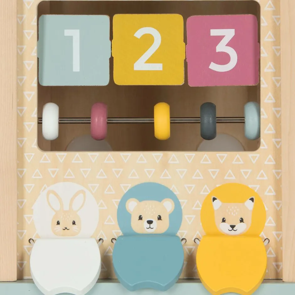 Bigjigs Wooden Activity Cube (23cm) Clearance