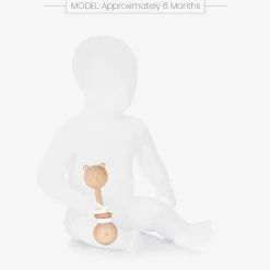 Bam Bam Wooden Bear Rattle (15cm) Hot