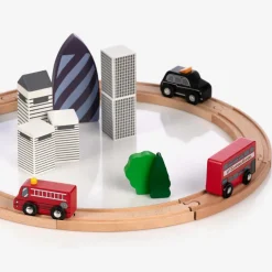 Bigjigs Wooden City of London Train Set (104cm) Online