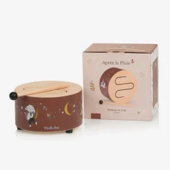 Moulin Roty Wooden Drum Toy (16cm) Clearance